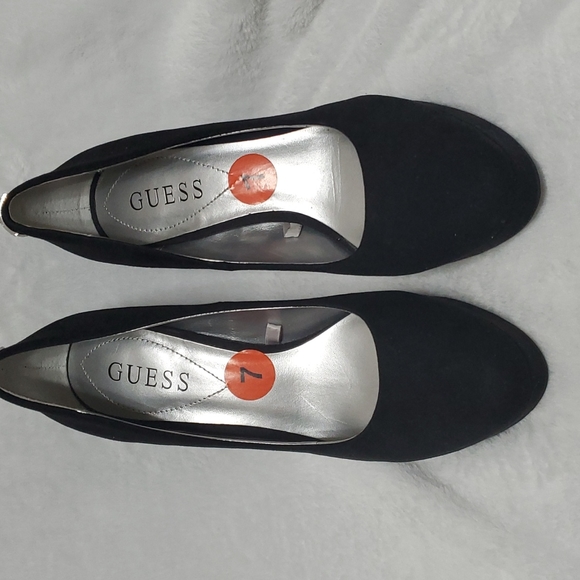 GUESS Heel Shoes 7 black ( Ss6 ) - Picture 5 of 8